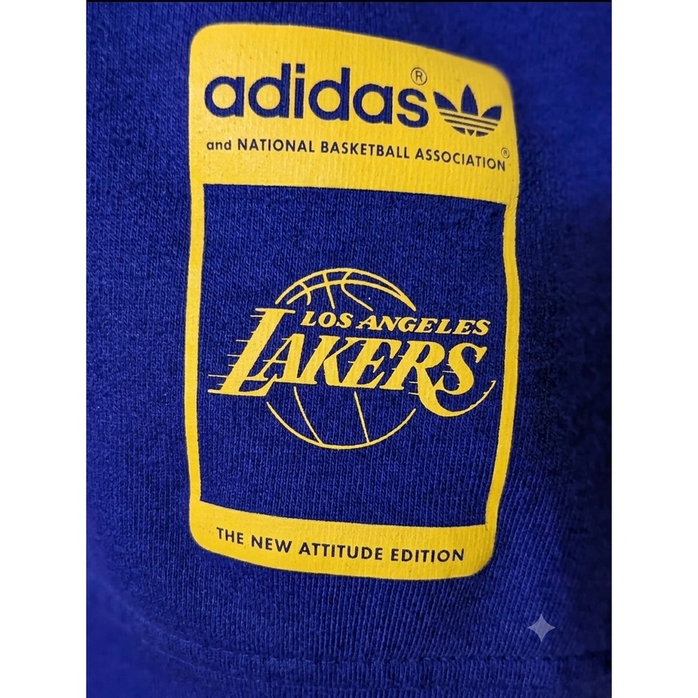 Y2K Adidas Los Angeles Lakers The New Attitude Track Jacket Size M - Picture 7 of 7